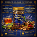 Royal Oolong Tea – Darjeeling Oolong with Cardamom, Cinnamon, Star Anise, Cloves, Lavender & Saffron | Premium Spiced Loose Leaf Tea